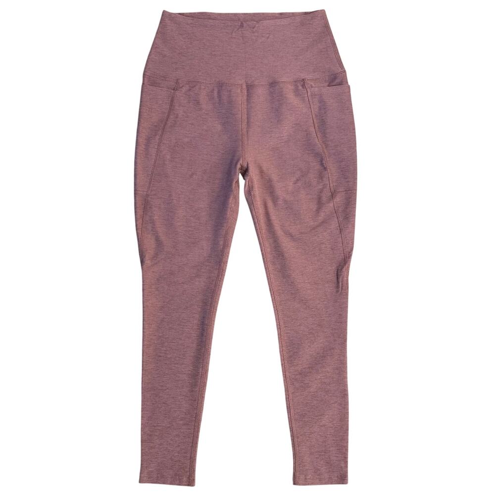 Beyond Yoga Leggings Out Of Pocket High Rise Pink Made In USA Women's Size Large